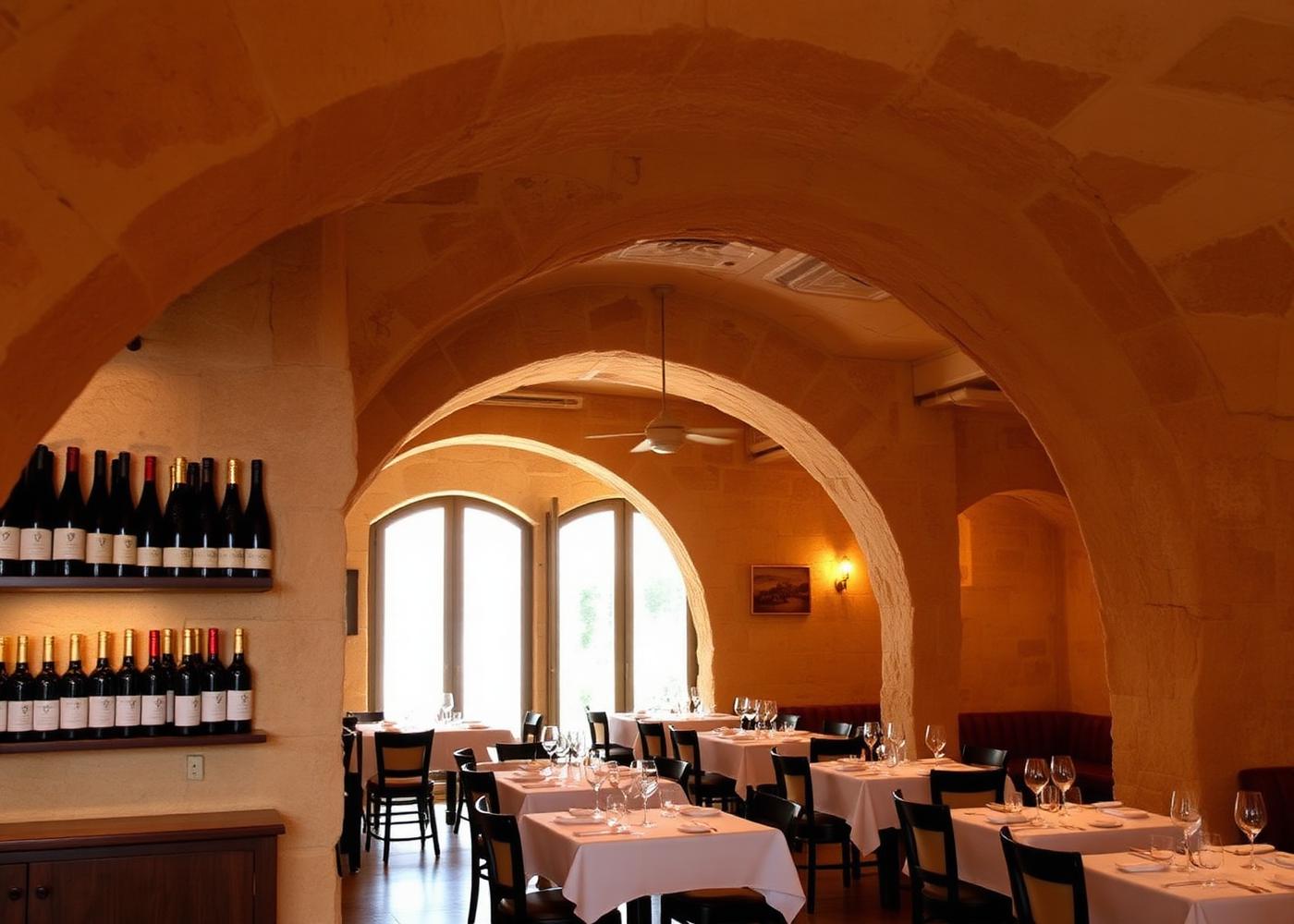 Volte in pietra del Ristorante Bacco
